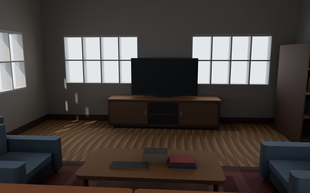 Cycles render before pot lights: plain ceiling