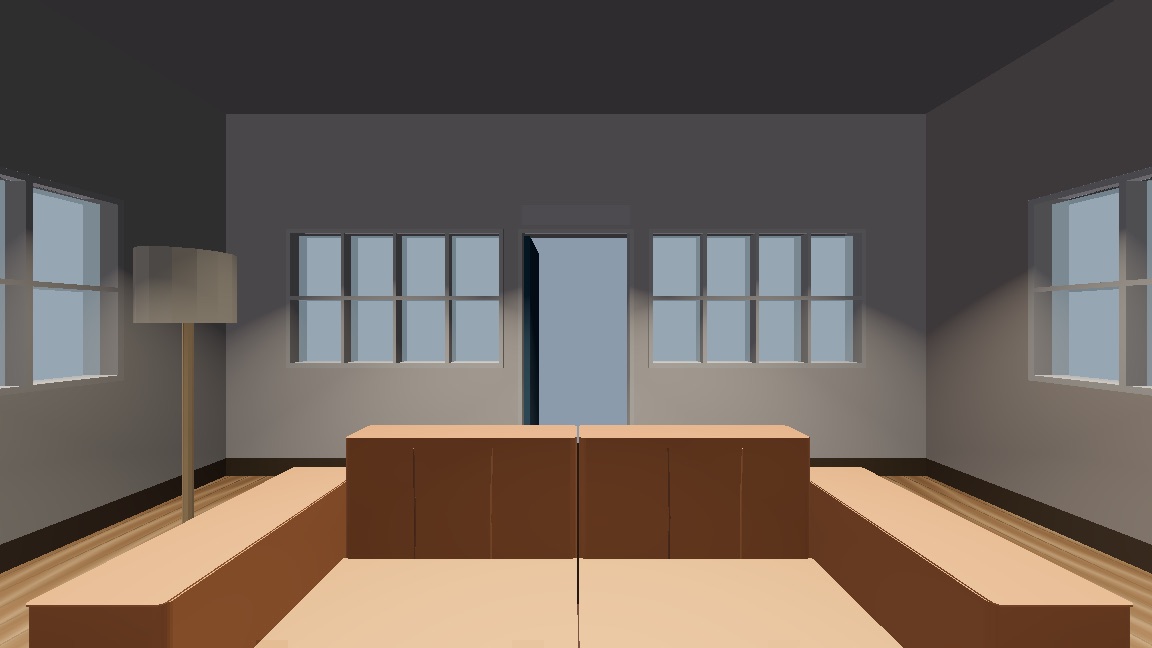 Godot frame of the lounge correctly exposed after the kernel fix